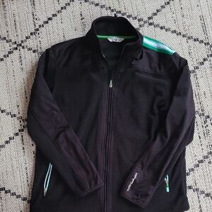 BMW Black Jacket with Teal Accents